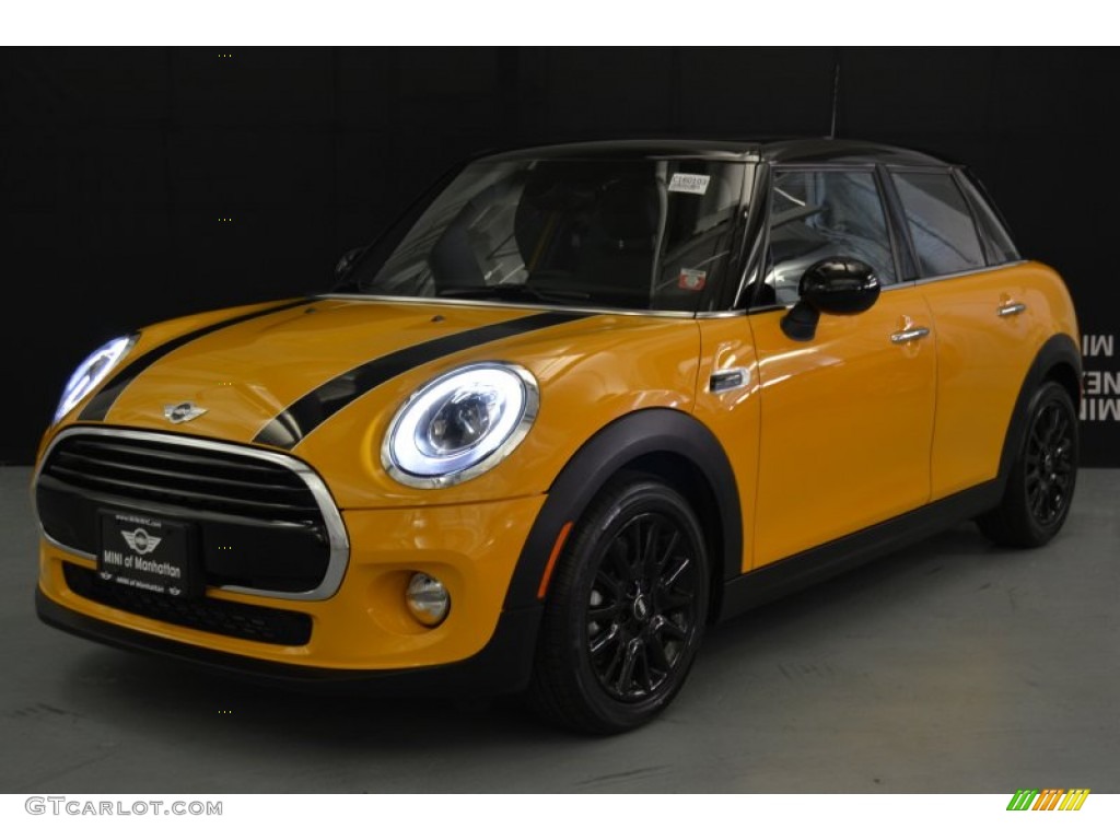 2016 Hardtop Cooper 4 Door - Volcanic Orange / Carbon Black photo #1