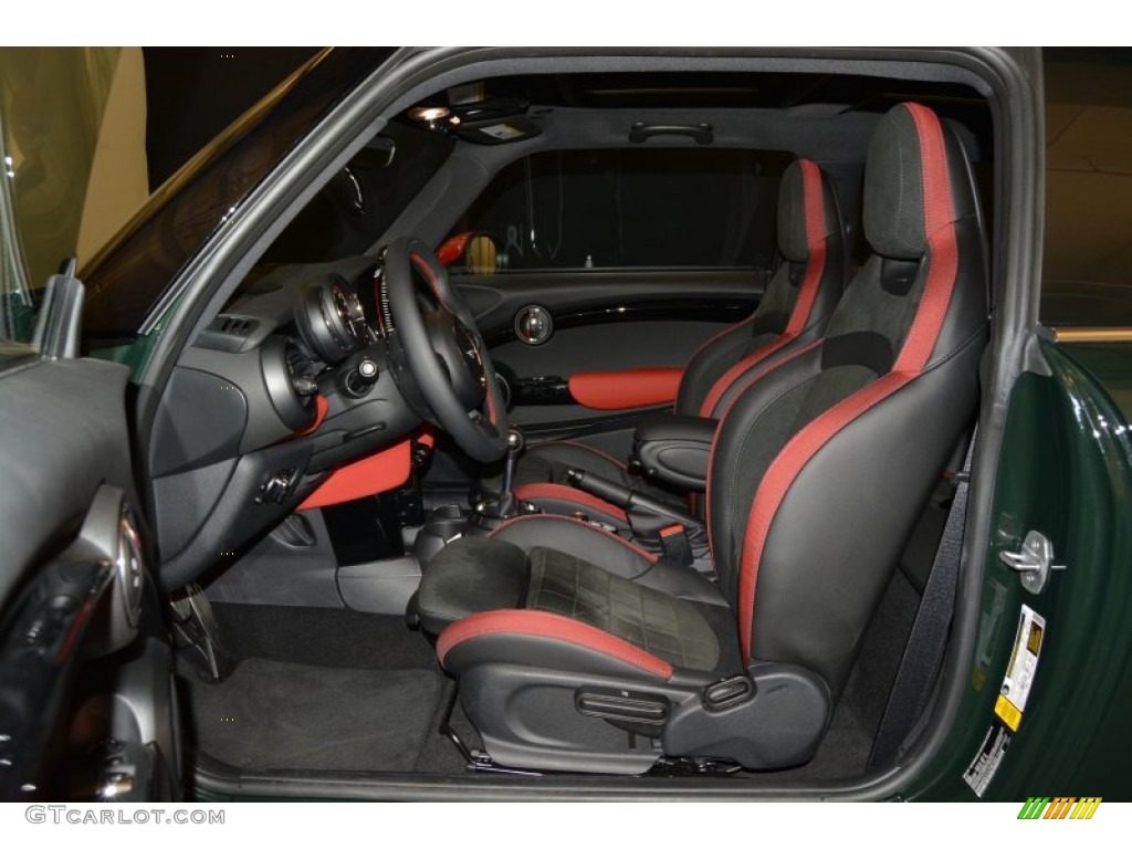 Black/Carbon Black/Dinamica Interior 2016 Mini Hardtop John Cooper Works 2 Door Photo #107893398