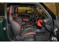 2016 Mini Hardtop Black/Carbon Black/Dinamica Interior Front Seat Photo
