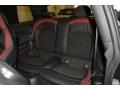 2016 Mini Hardtop Black/Carbon Black/Dinamica Interior Rear Seat Photo