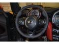 2016 Mini Hardtop Black/Carbon Black/Dinamica Interior Steering Wheel Photo