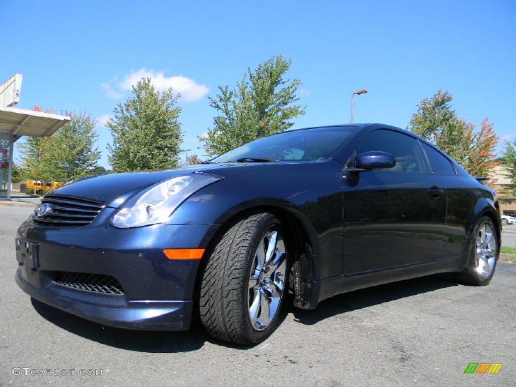 Twilight Blue 2004 Infiniti G 35 Coupe Exterior Photo #107894694