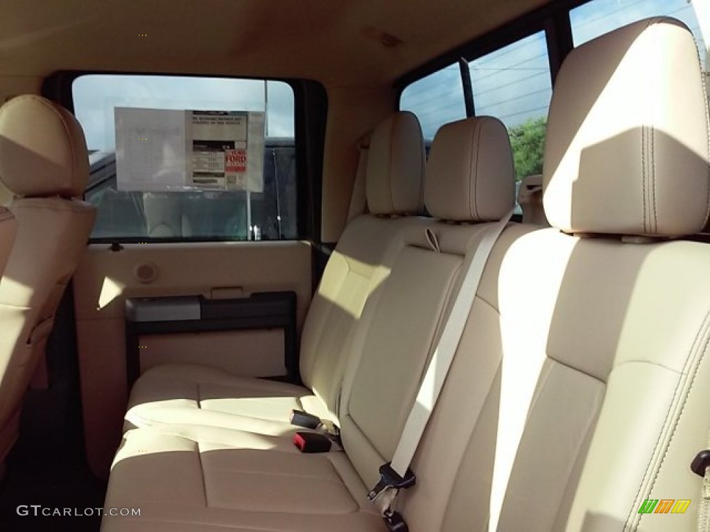 2016 F250 Super Duty Lariat Crew Cab 4x4 - Caribou Metallic / Adobe photo #10