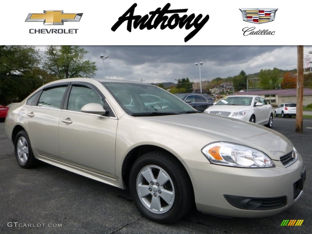 2010 Impala LT - Gold Mist Metallic / Gray photo #1