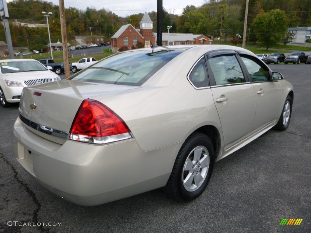 2010 Impala LT - Gold Mist Metallic / Gray photo #7