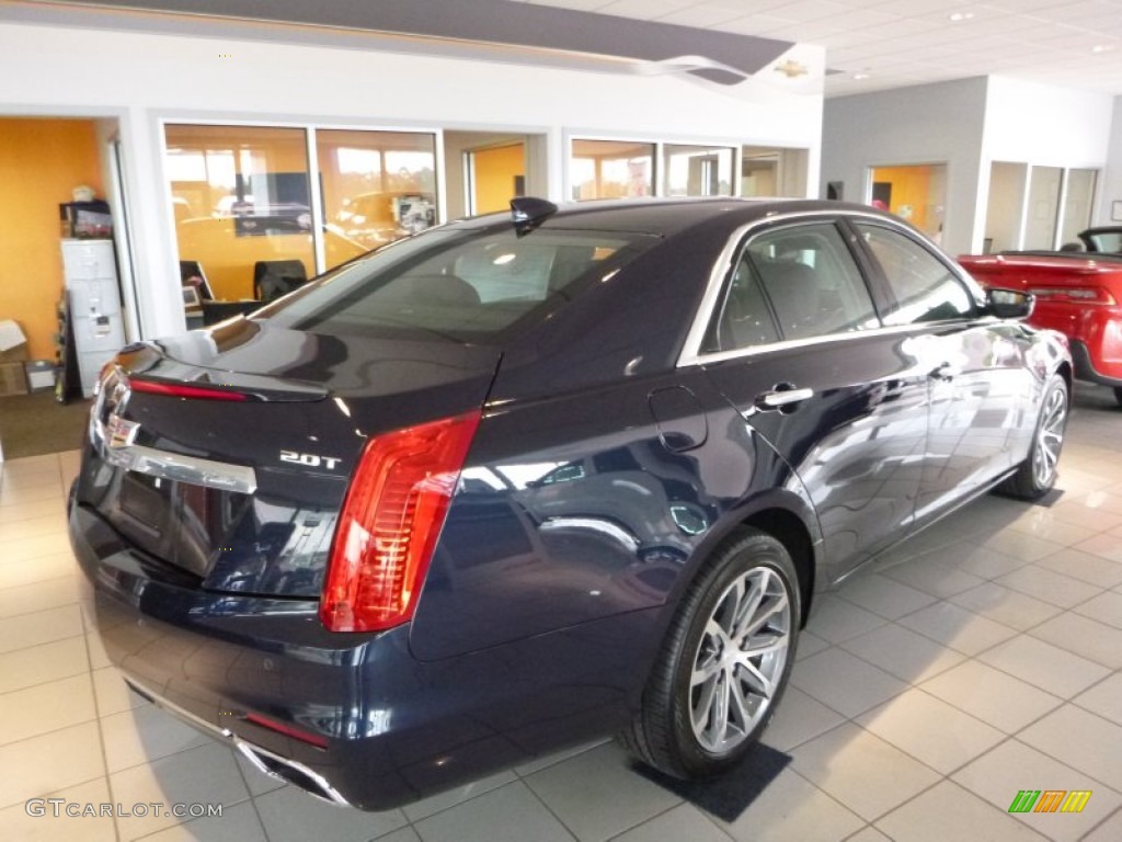 Dark Adriatic Blue Metallic 2016 Cadillac CTS 2.0T Luxury AWD Sedan Exterior Photo #107898183
