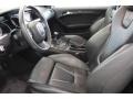 Black Silk Nappa Leather 2011 Audi S5 4.2 FSI quattro Coupe Interior Color
