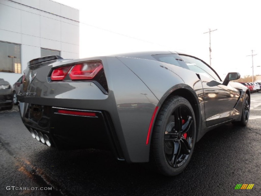 2016 Corvette Stingray Coupe - Shark Gray Metallic / Jet Black photo #5