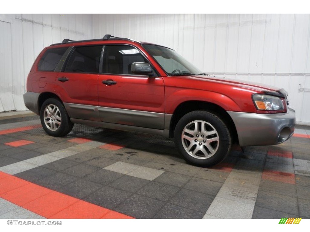 Cayenne Red Pearl 2005 Subaru Forester 2.5 XS L.L.Bean Edition Exterior Photo #107905138