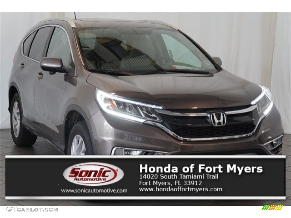 2015 CR-V EX - Urban Titanium Metallic / Black photo #1