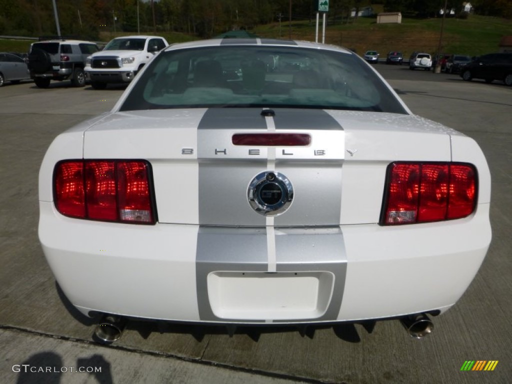 2007 Mustang Shelby GT Coupe - Performance White / Light Graphite photo #8