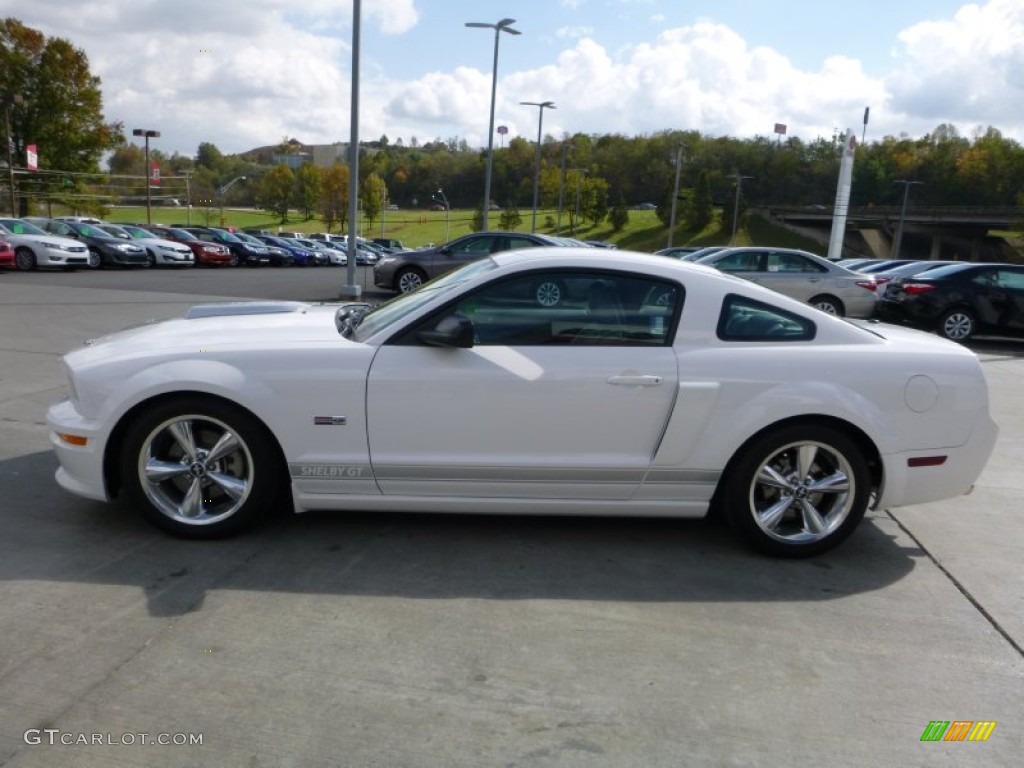 2007 Mustang Shelby GT Coupe - Performance White / Light Graphite photo #10