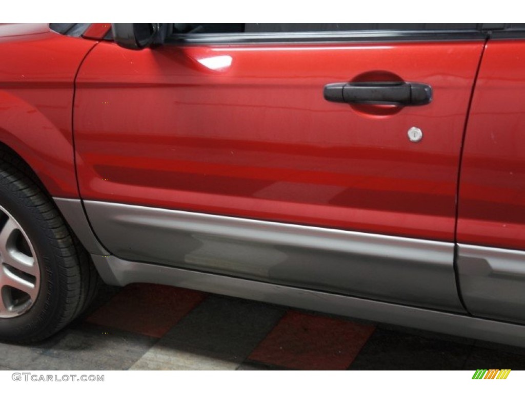 2005 Forester 2.5 XS L.L.Bean Edition - Cayenne Red Pearl / Beige photo #67