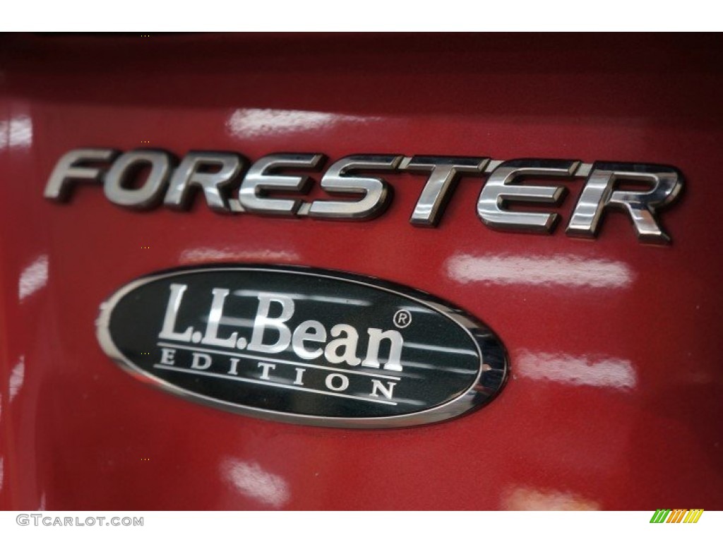 2005 Forester 2.5 XS L.L.Bean Edition - Cayenne Red Pearl / Beige photo #84