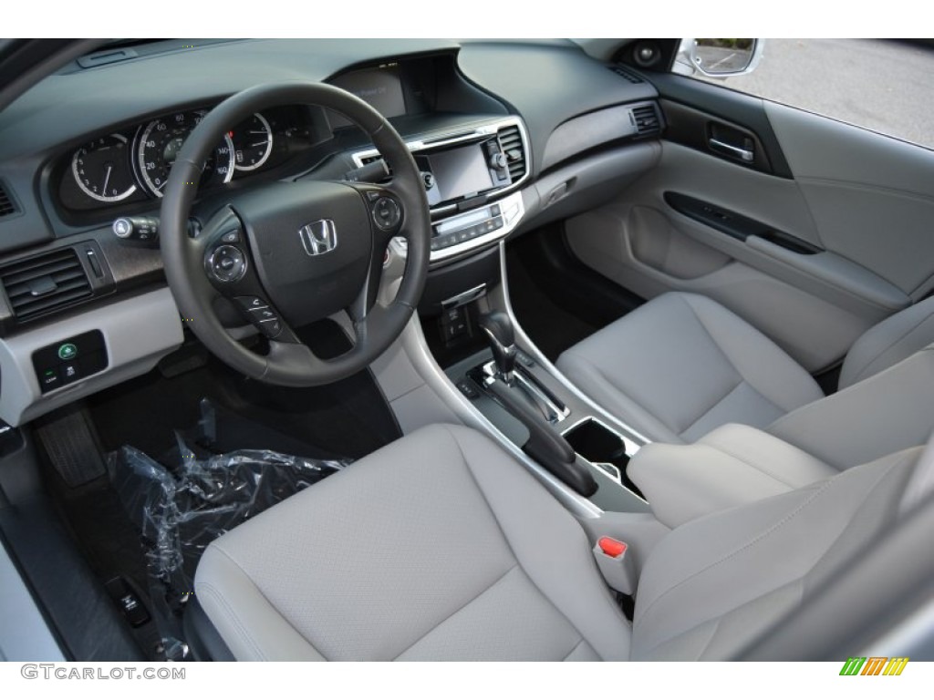Gray Interior 2013 Honda Accord EX-L Sedan Photo #107907297