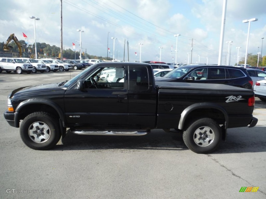 2002 S10 ZR2 Extended Cab 4x4 - Onyx Black / Graphite photo #6