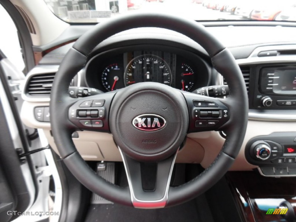 2016 Kia Sorento EX V6 AWD Steering Wheel Photos