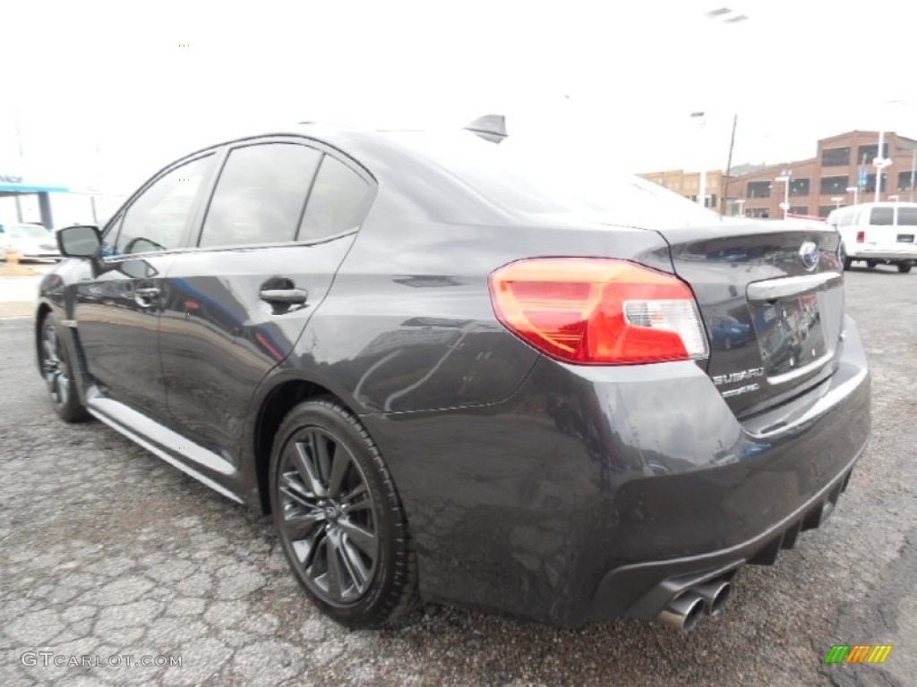 2015 WRX  - Dark Gray Metallic / Carbon Black photo #5