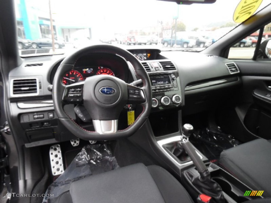 Carbon Black Interior 2015 Subaru WRX Standard WRX Model Photo #107911403