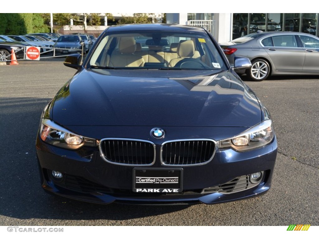 2013 3 Series 328i xDrive Sedan - Imperial Blue Metallic / Venetian Beige photo #7