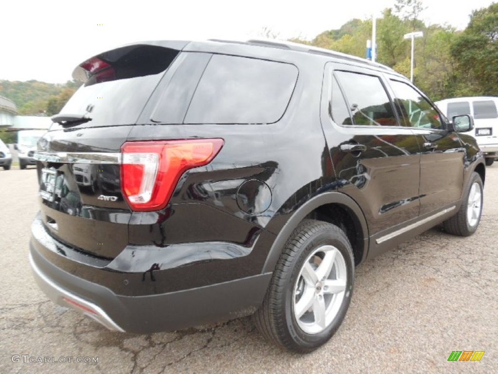 2016 Explorer XLT 4WD - Shadow Black / Medium Light Camel photo #2