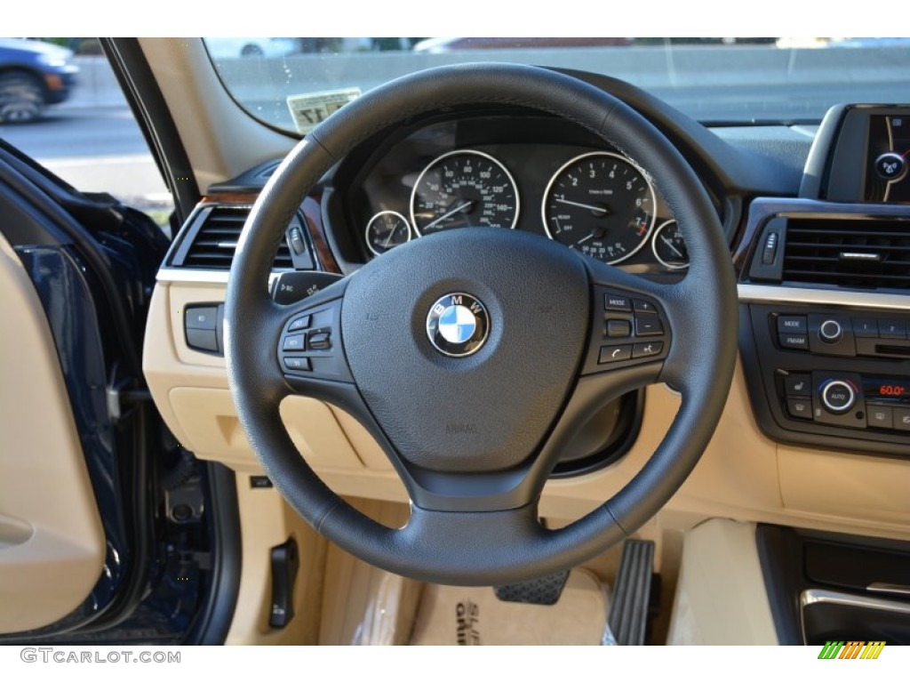 2013 3 Series 328i xDrive Sedan - Imperial Blue Metallic / Venetian Beige photo #18