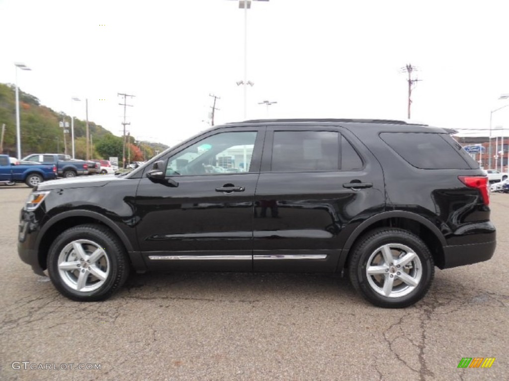 2016 Explorer XLT 4WD - Shadow Black / Medium Light Camel photo #6