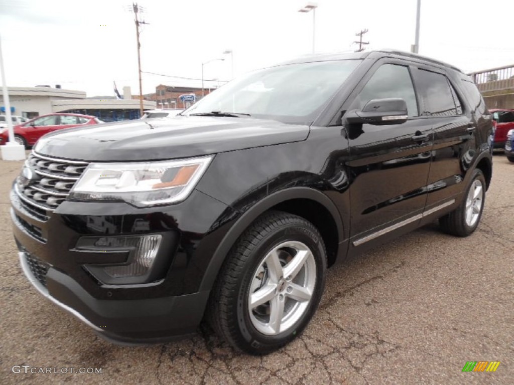 2016 Explorer XLT 4WD - Shadow Black / Medium Light Camel photo #7