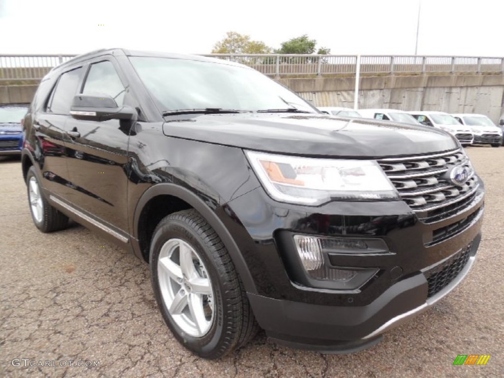 2016 Explorer XLT 4WD - Shadow Black / Medium Light Camel photo #9