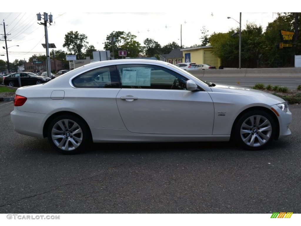 2013 3 Series 328i xDrive Coupe - Alpine White / Saddle Brown photo #2