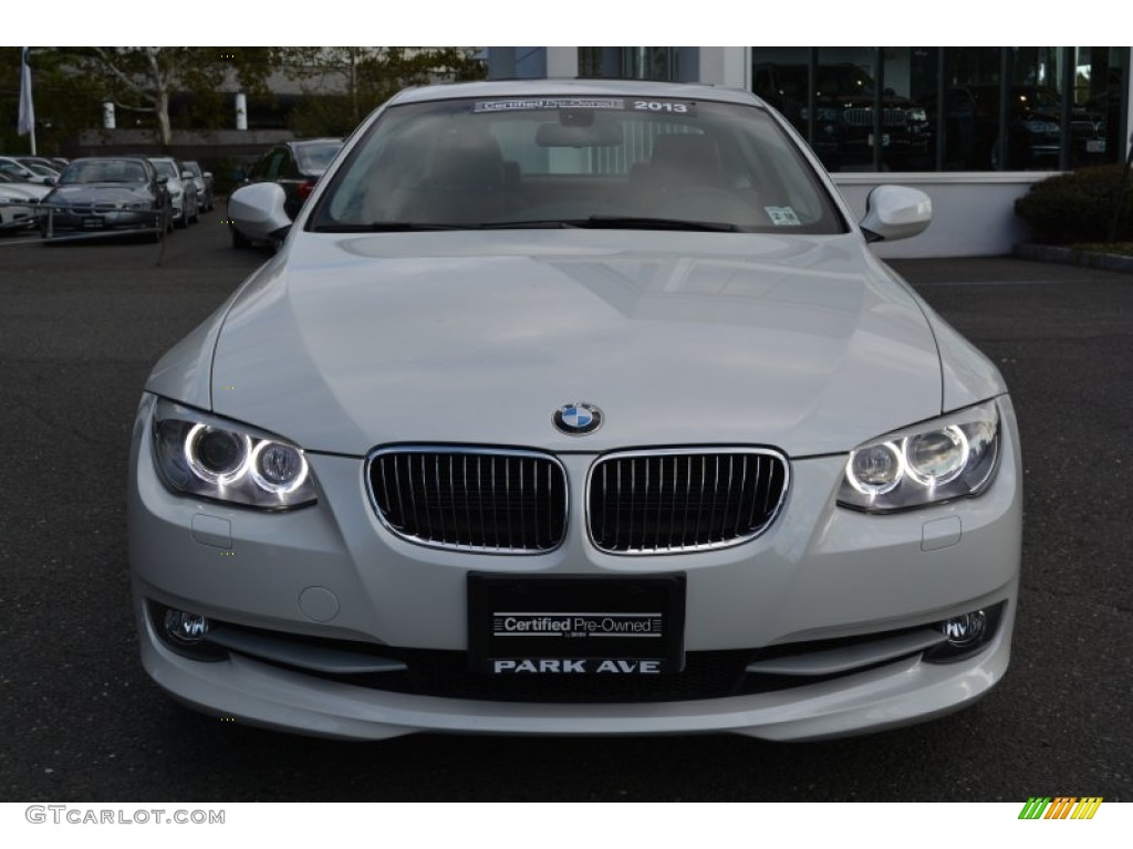 2013 3 Series 328i xDrive Coupe - Alpine White / Saddle Brown photo #8