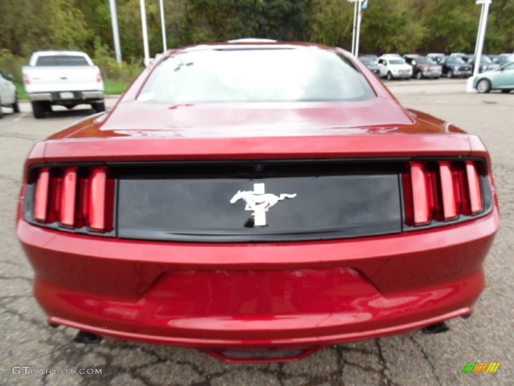 2016 Mustang V6 Coupe - Ruby Red Metallic / Ebony photo #3