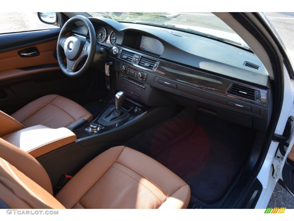 2013 3 Series 328i xDrive Coupe - Alpine White / Saddle Brown photo #27