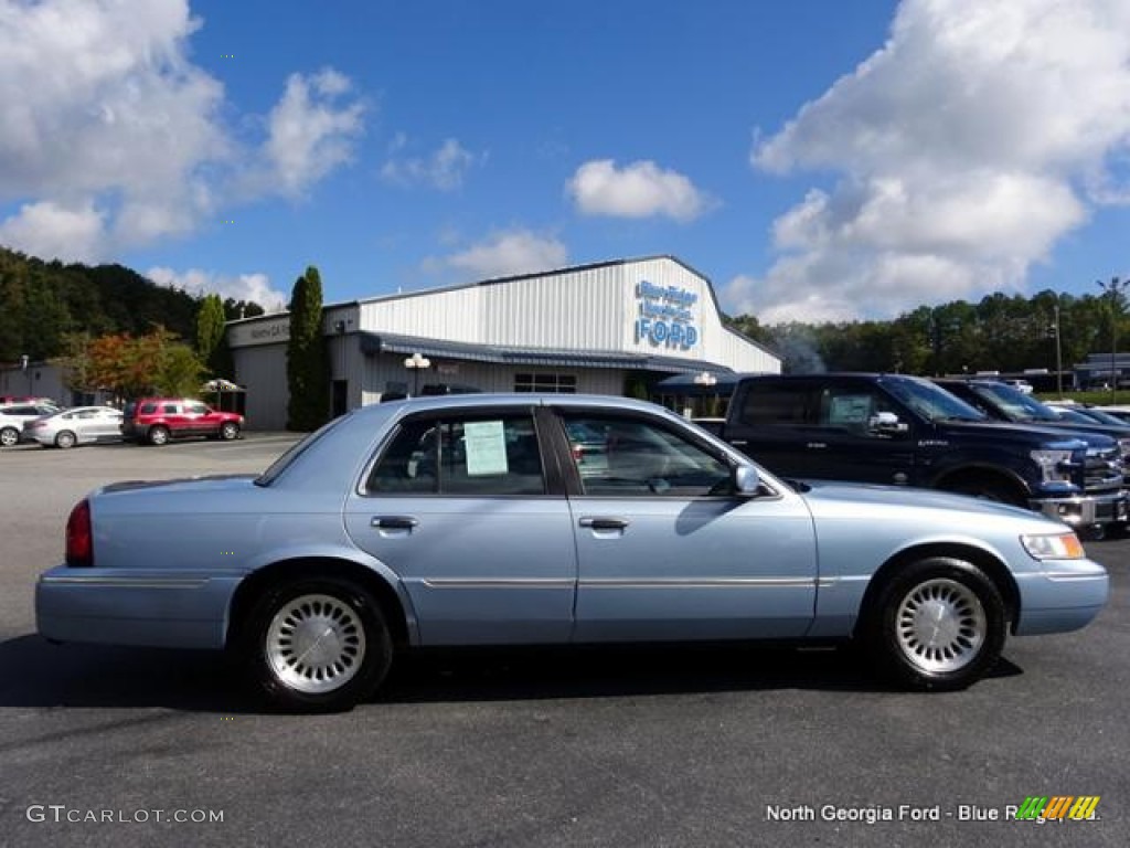 2001 Grand Marquis LS - Light Blue Metallic / Deep Slate Blue photo #6