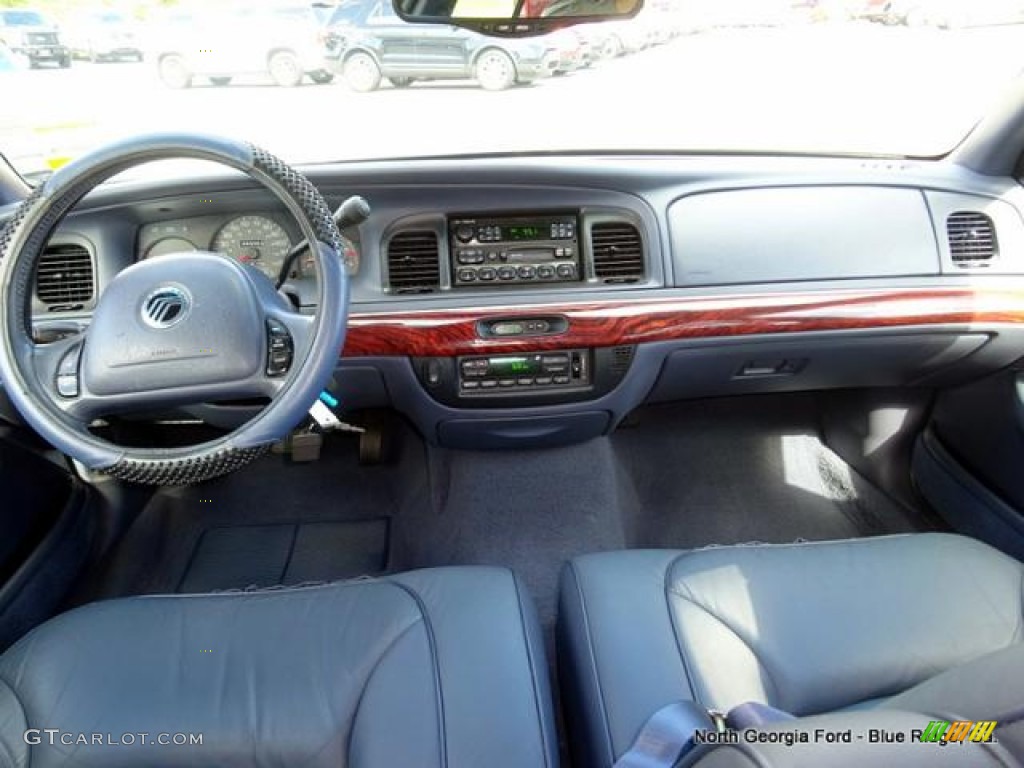 2001 Grand Marquis LS - Light Blue Metallic / Deep Slate Blue photo #18