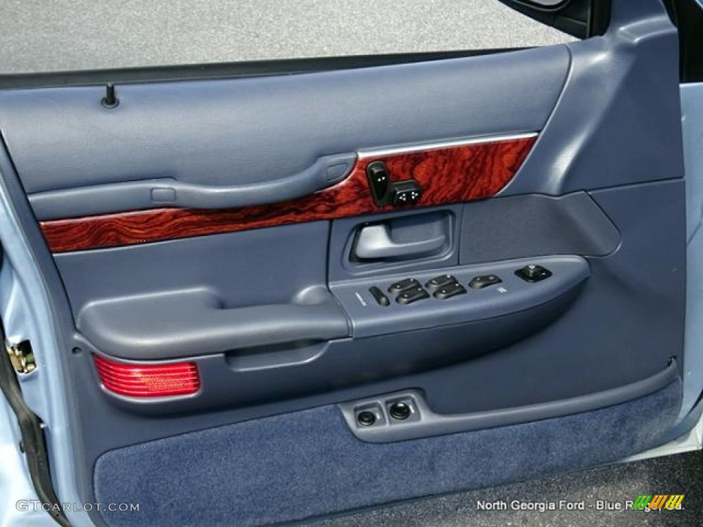 2001 Grand Marquis LS - Light Blue Metallic / Deep Slate Blue photo #27
