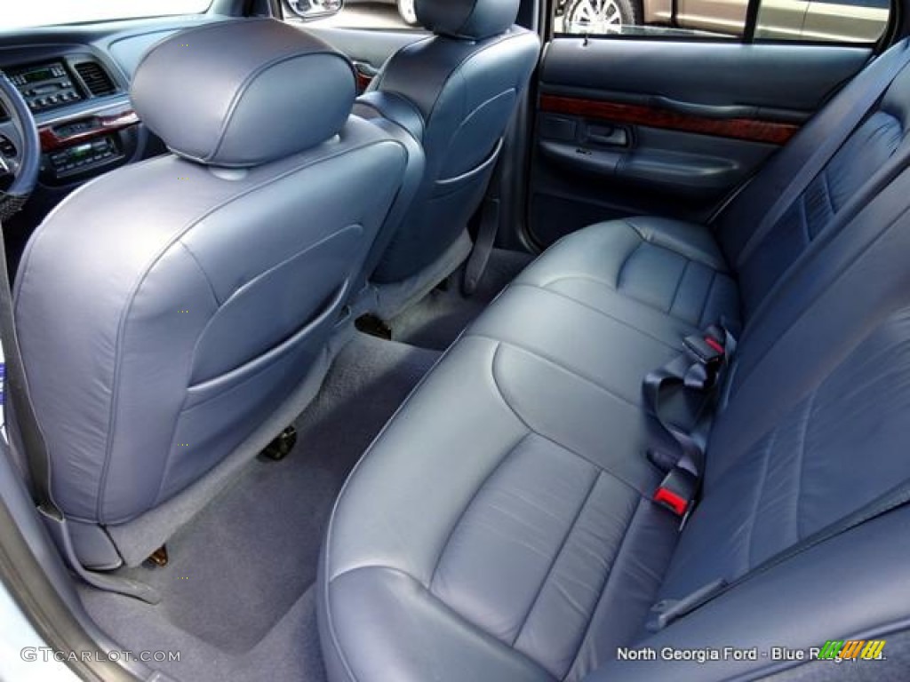 2001 Grand Marquis LS - Light Blue Metallic / Deep Slate Blue photo #30
