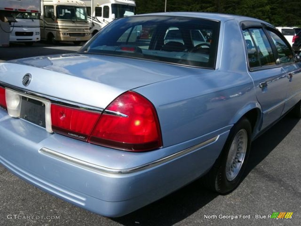 2001 Grand Marquis LS - Light Blue Metallic / Deep Slate Blue photo #34