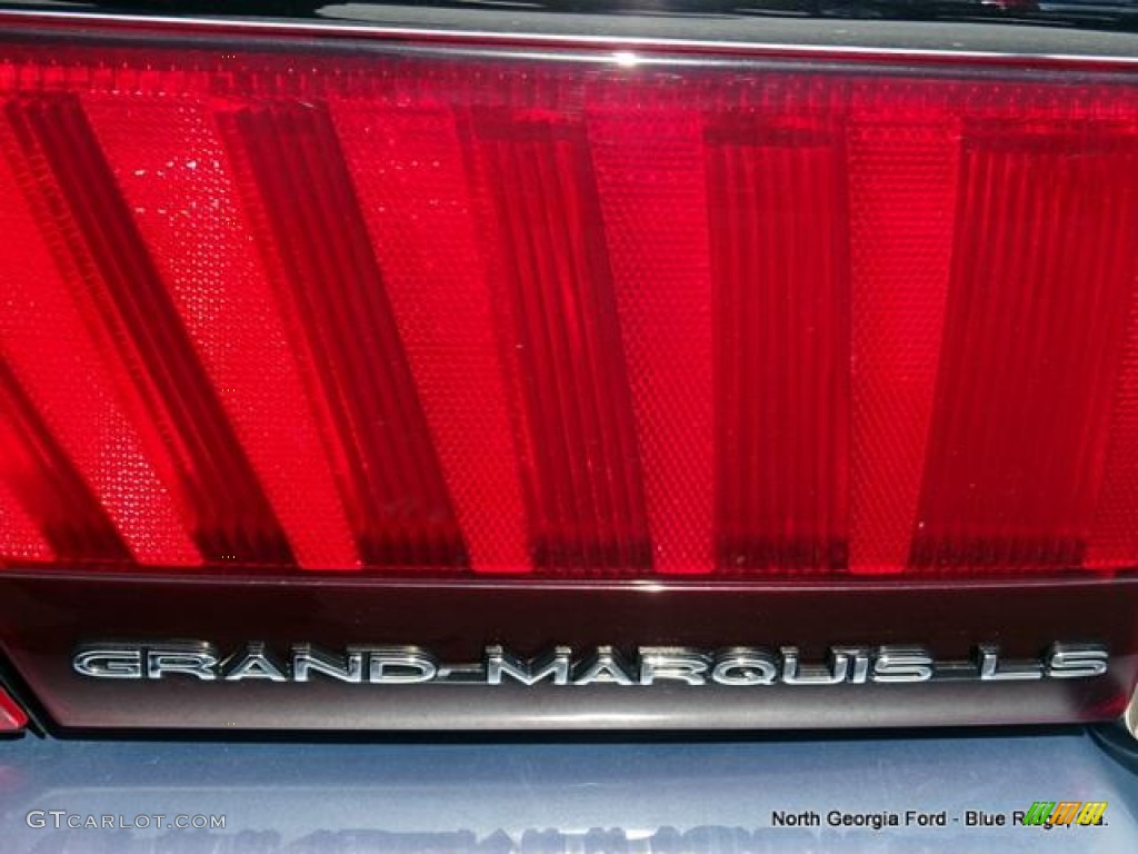 2001 Grand Marquis LS - Light Blue Metallic / Deep Slate Blue photo #36