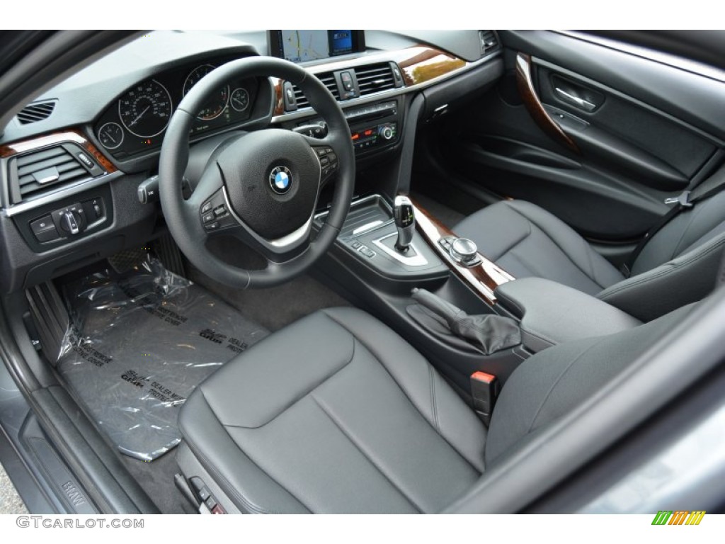 Black Interior 2014 BMW 3 Series 328i xDrive Sedan Photo #107914446