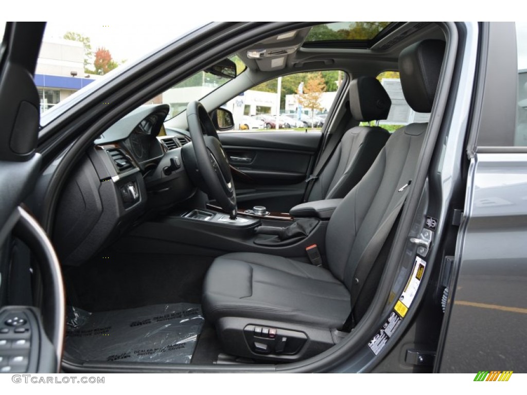 Black Interior 2014 BMW 3 Series 328i xDrive Sedan Photo #107914458
