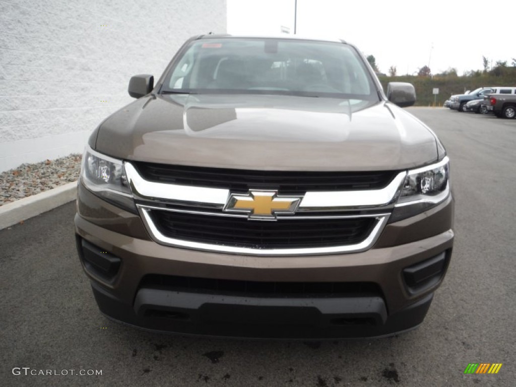 Brownstone Metallic 2016 Chevrolet Colorado WT Crew Cab 4x4 Exterior Photo #107915109