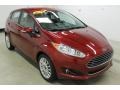 Ruby Red 2014 Ford Fiesta Titanium Hatchback