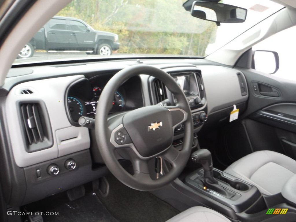 Jet Black Dark Ash Interior 2016 Chevrolet Colorado Wt Crew