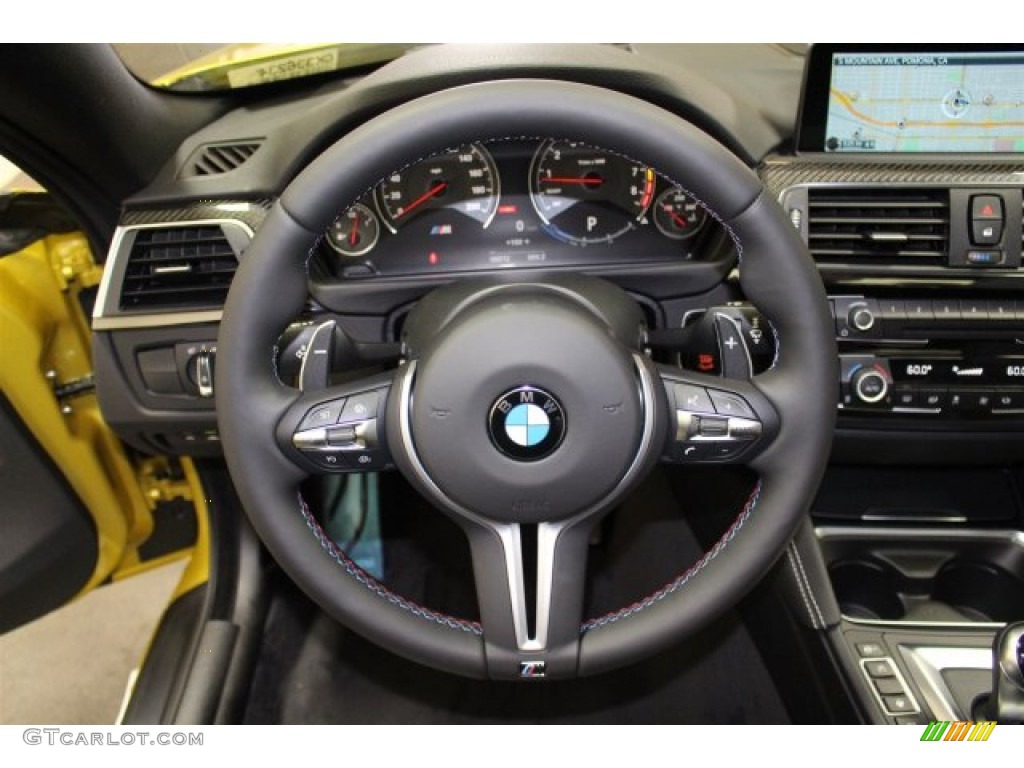 2016 BMW M4 Coupe Silverstone Steering Wheel Photo #107915994