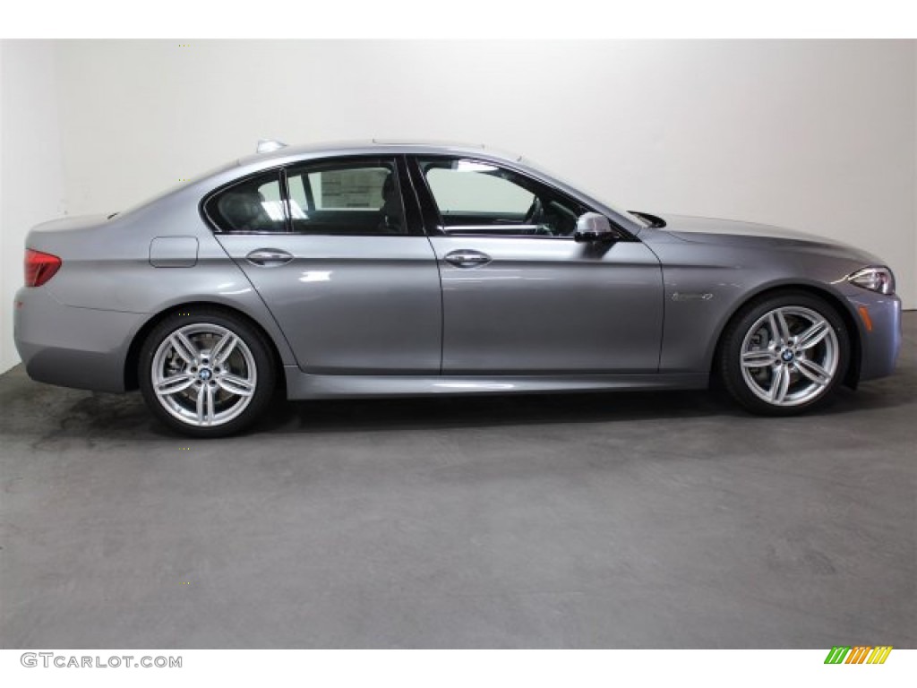 2016 5 Series 535i Sedan - Space Grey Metallic / Black photo #2