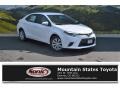 2016 Super White Toyota Corolla LE  photo #1