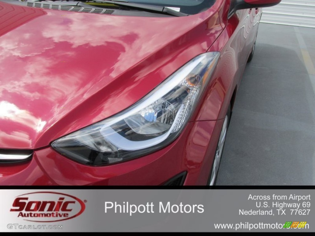 2016 Elantra SE - Red / Gray photo #9