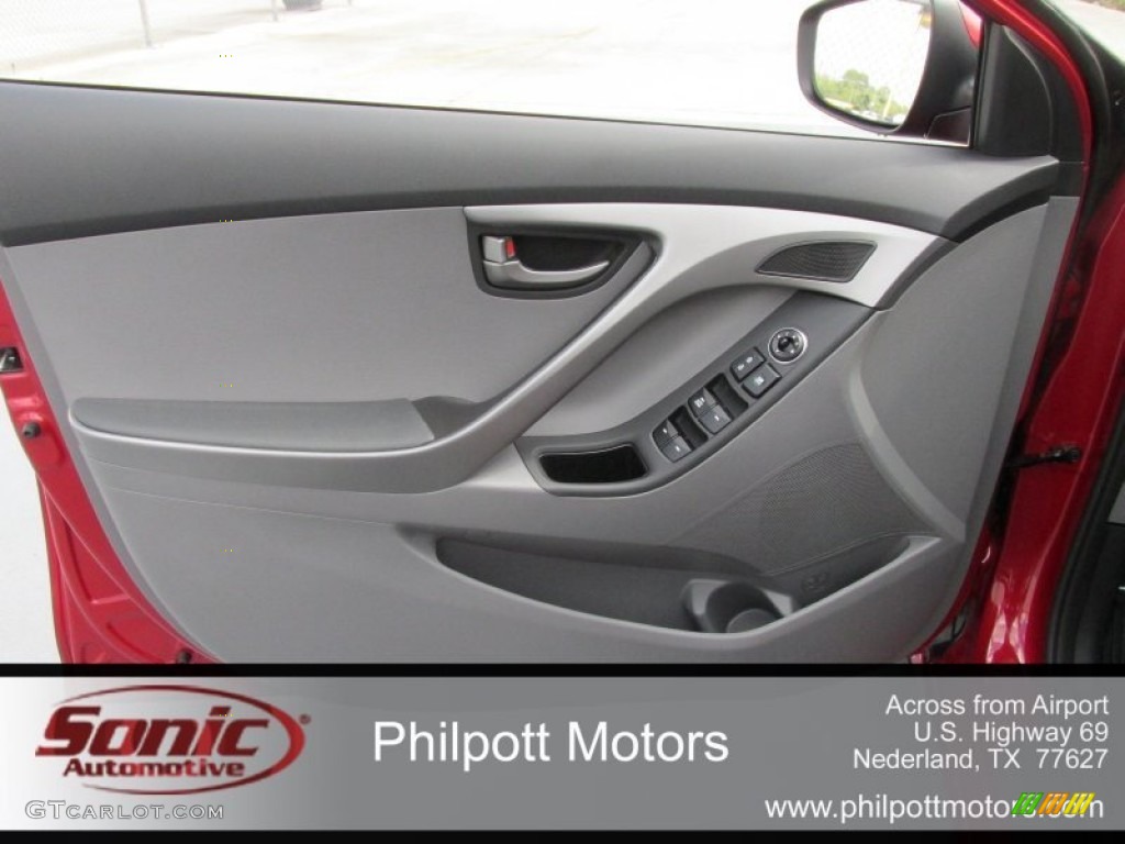 2016 Elantra SE - Red / Gray photo #19