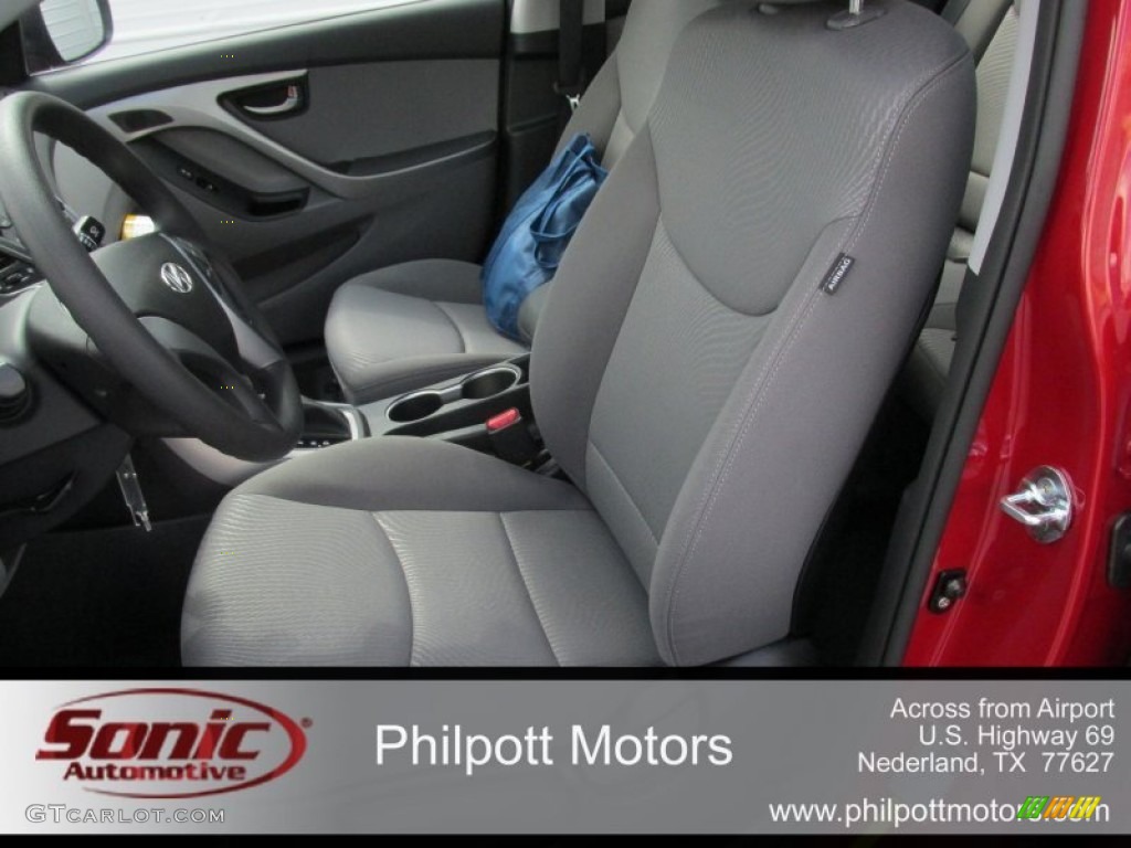 2016 Elantra SE - Red / Gray photo #21
